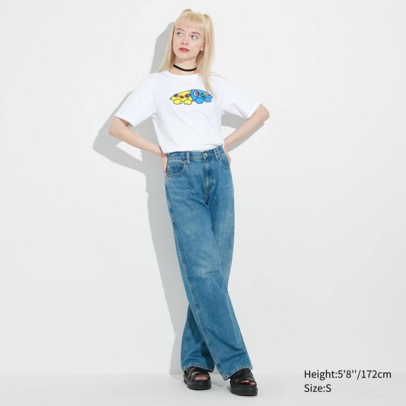 Uniqlo Utgp2023 Mfa Graphic Women's T Shirts White | CQBUDY709