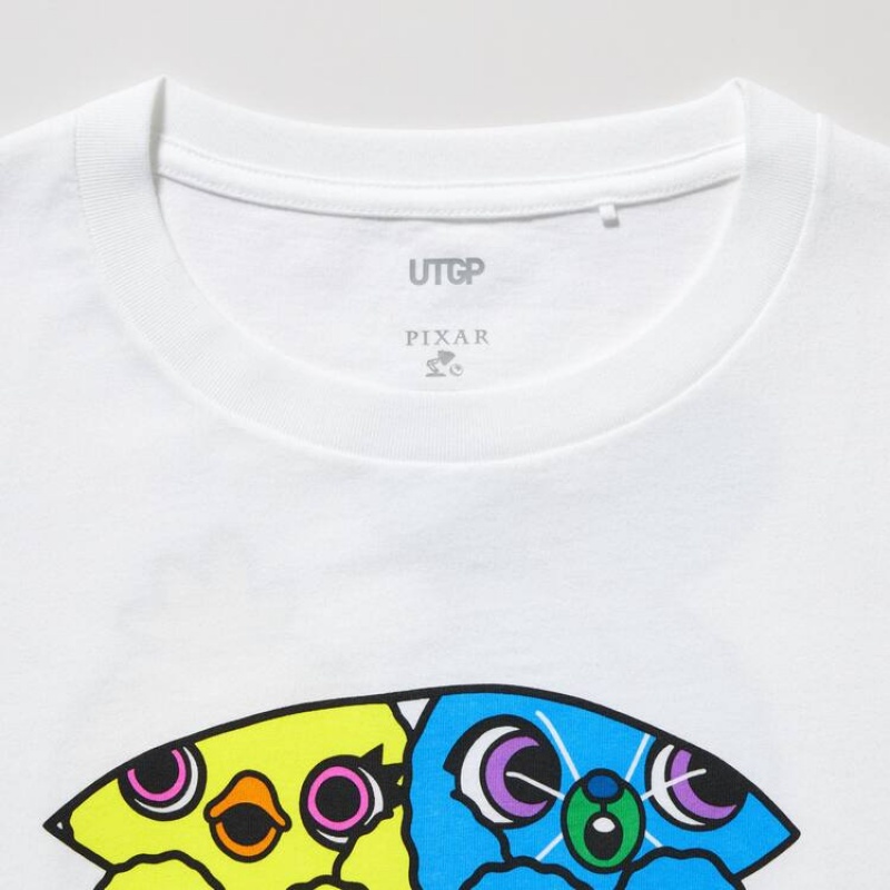 Uniqlo Utgp2023 Mfa Graphic Women's T Shirts White | CQBUDY709