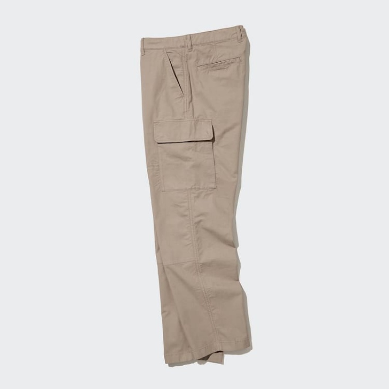 Uniqlo Utility Cargo Men's Trousers Beige | GDWNHQ471