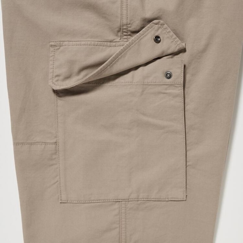 Uniqlo Utility Cargo Men's Trousers Beige | GDWNHQ471