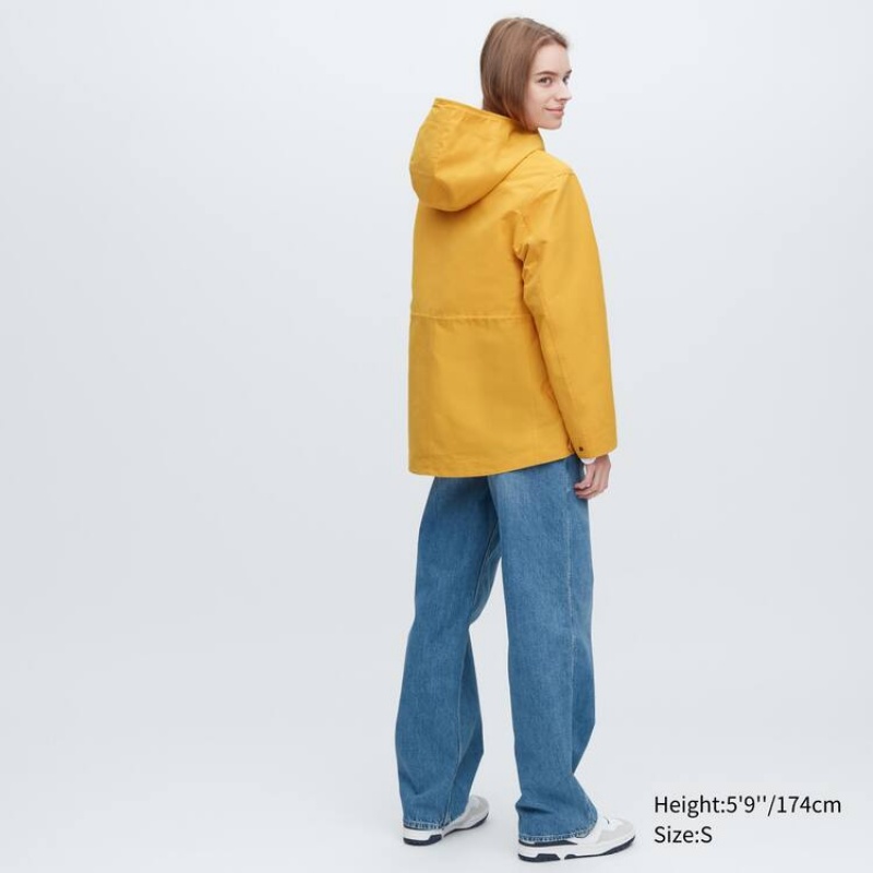 Uniqlo Utility Women's Parka Yellow | WQFNXC187