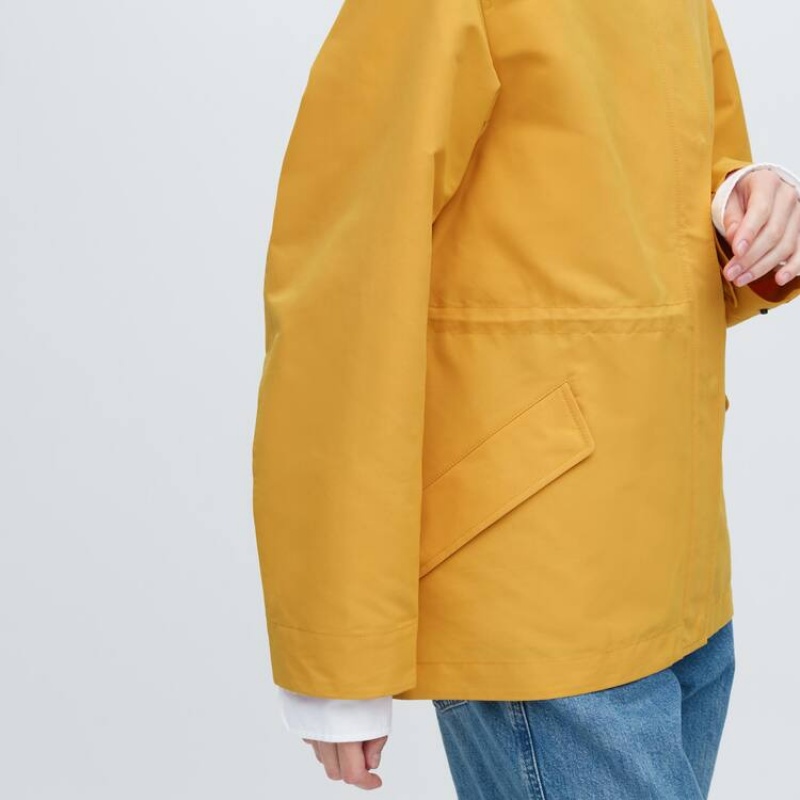 Uniqlo Utility Women's Parka Yellow | WQFNXC187