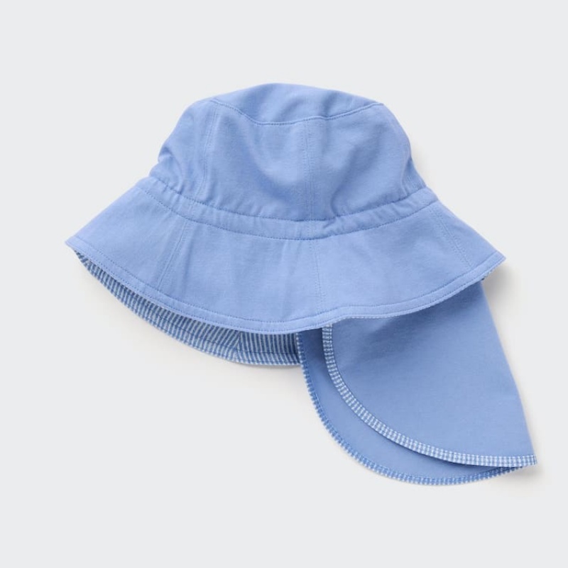 Uniqlo Uv Protection Baby Hats Blue | KNGJWT765